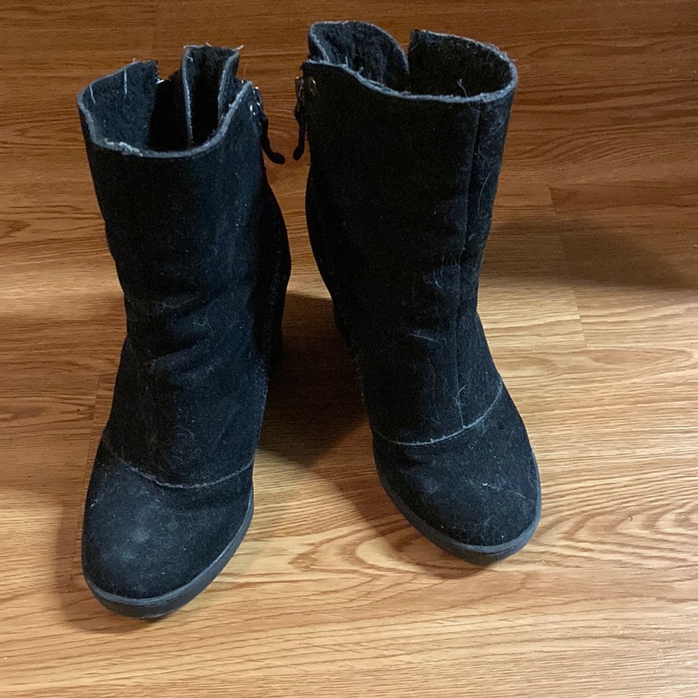 Cute wedge booties